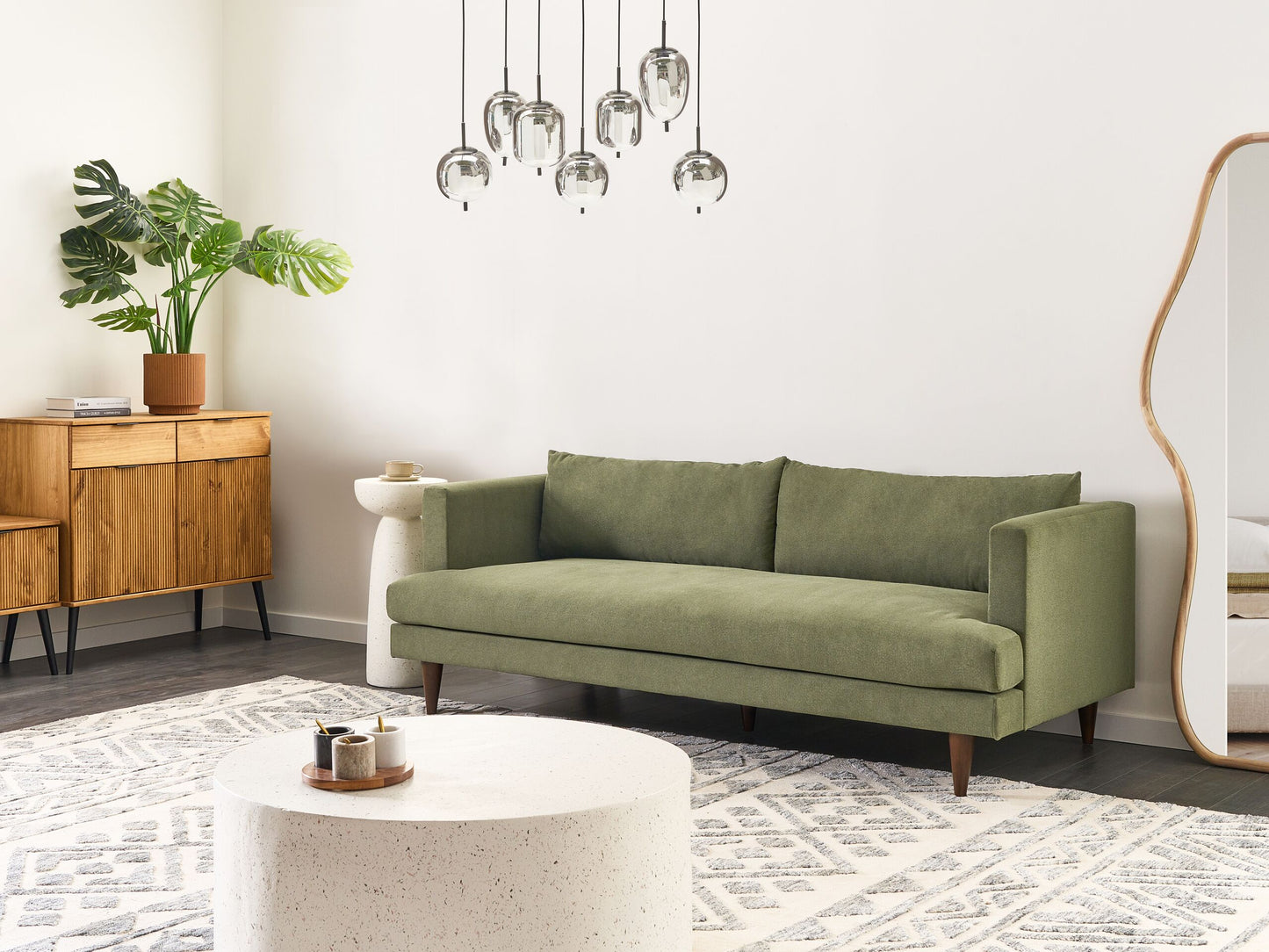 3-Sitzer Sofa grün JARPEN