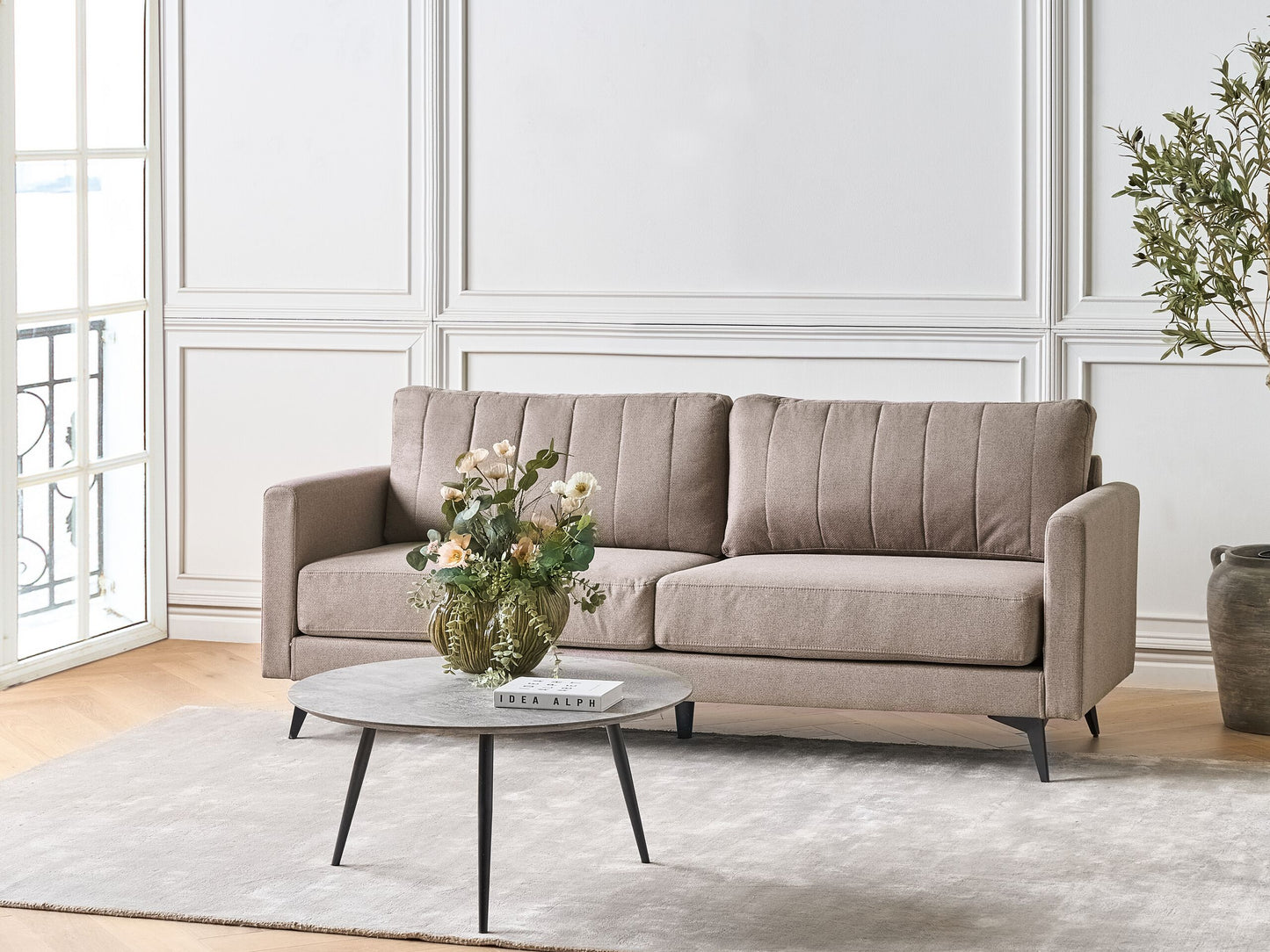 3-Sitzer Sofa hellbraun MALA