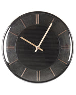 Wanduhr DAROCA 34 cm Schwarz