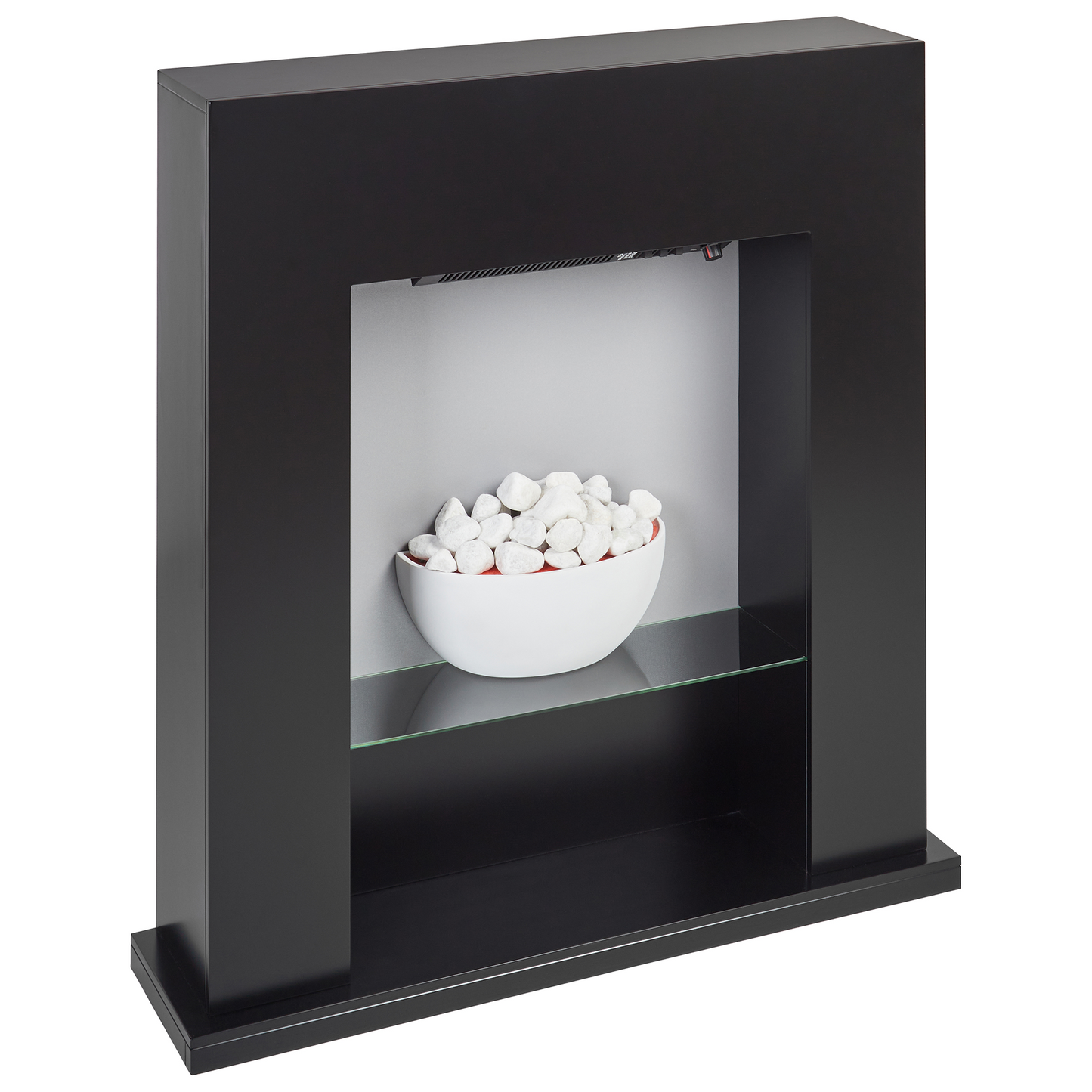 Elektrokamin mit Heizfunktion DJURAB Schwarz