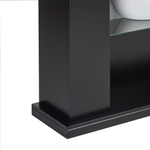 Elektrokamin mit Heizfunktion DJURAB Schwarz