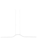 LED Hängelampe HONGU mit Dimmer Metall Weiss