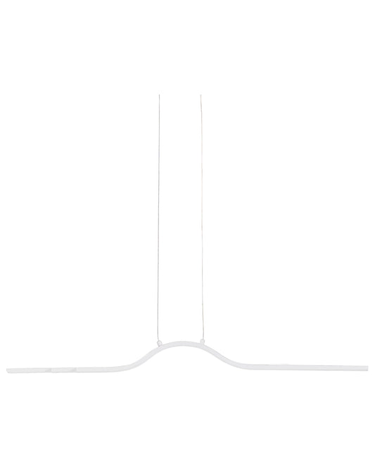 LED Hängelampe HONGU mit Dimmer Metall Weiss