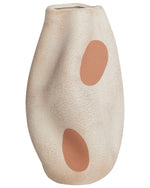 Blumenvase BATOIDEA Steinzeug 25 cm Hellbeige