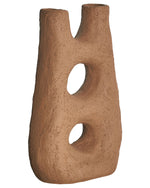 Blumenvase UARU Steinzeug 27 cm Braun