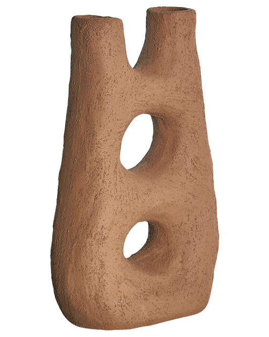 Blumenvase UARU Steinzeug 27 cm Braun