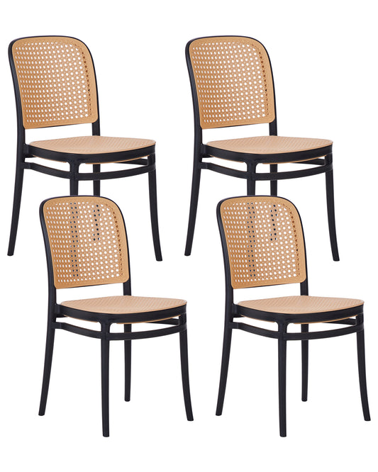 Esszimmerstuhl 4er Set PLOSE Beige