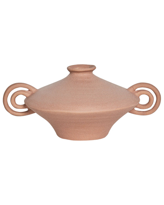 Blumenvase SURFPERCH Steinzeug 16 cm Hellbraun
