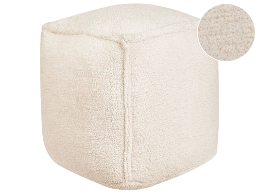 Pouf Beige 40 x 40 x 40 cm ALIPUR