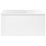 Wandmontierter Waschtischunterschrank ALZIRA 80 cm 52 cm 40 cm Weiss