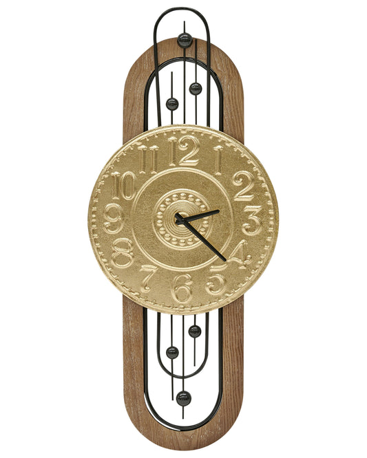 Wanduhr NOBELIUM Eisen Gold