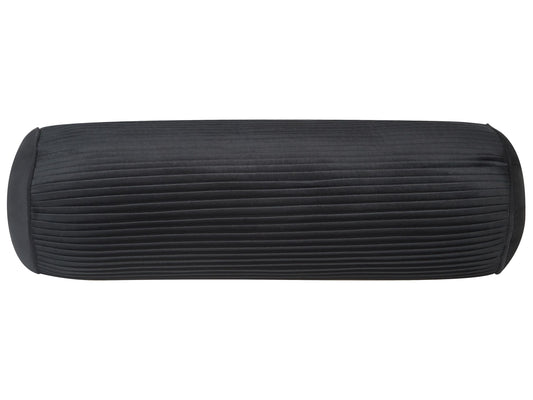 Dekokissen JONQUIL Samtstoff 22 x 60 cm Schwarz Ohne Muster