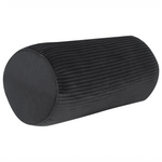 Dekokissen JONQUIL Samtstoff 22 x 60 cm Schwarz Ohne Muster