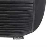 Dekokissen JONQUIL Samtstoff 22 x 60 cm Schwarz Ohne Muster