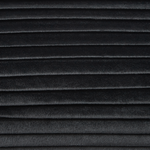 Dekokissen JONQUIL Samtstoff 22 x 60 cm Schwarz Ohne Muster