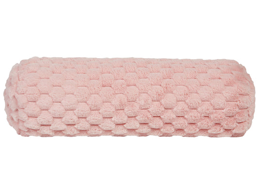 Dekokissen LINDEN Webpelz 22 x 60 cm Rosa Ohne Muster