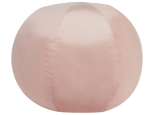 Dekokissen SALVIA Samtstoff 30 x 30 cm Rosa Ohne Muster