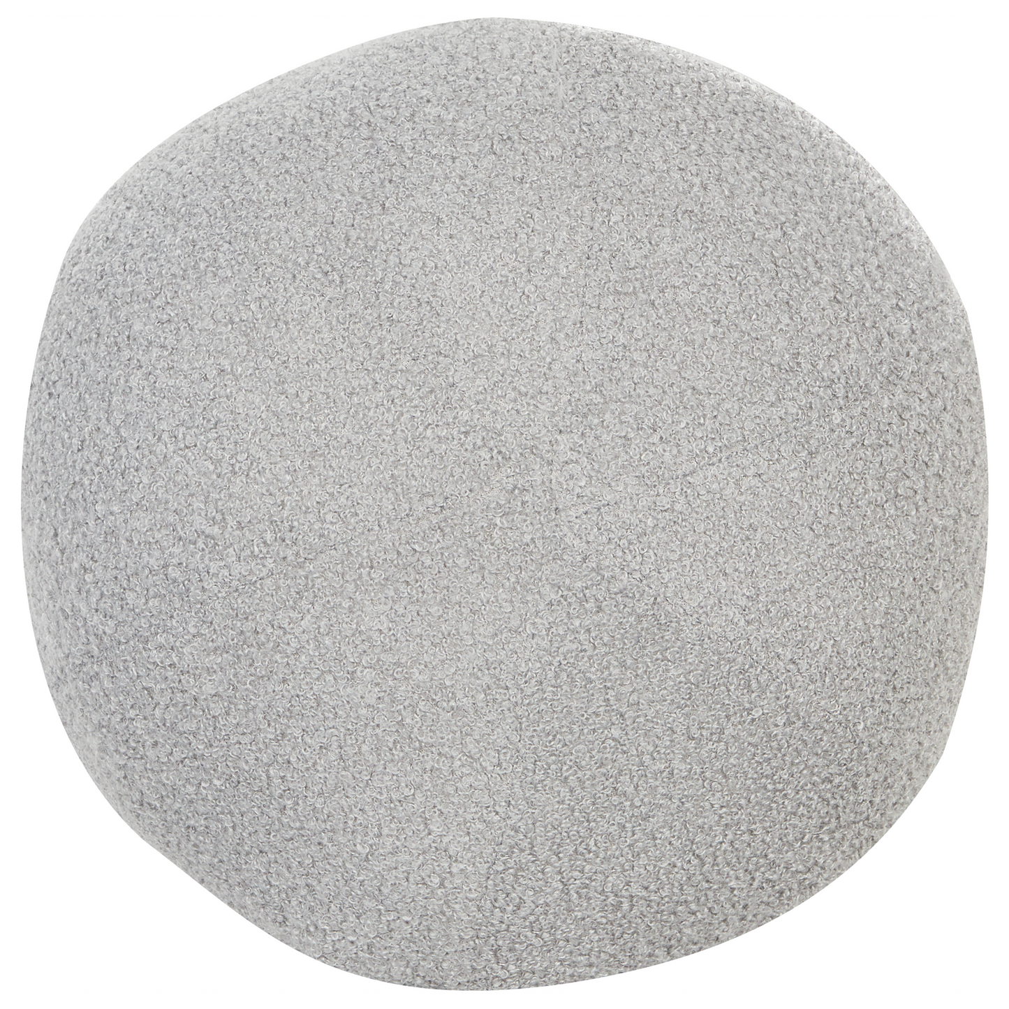 Dekokissen SALVIA Bouclé 30 x 30 cm Grau Ohne Muster