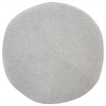 Dekokissen SALVIA Bouclé 30 x 30 cm Grau Ohne Muster