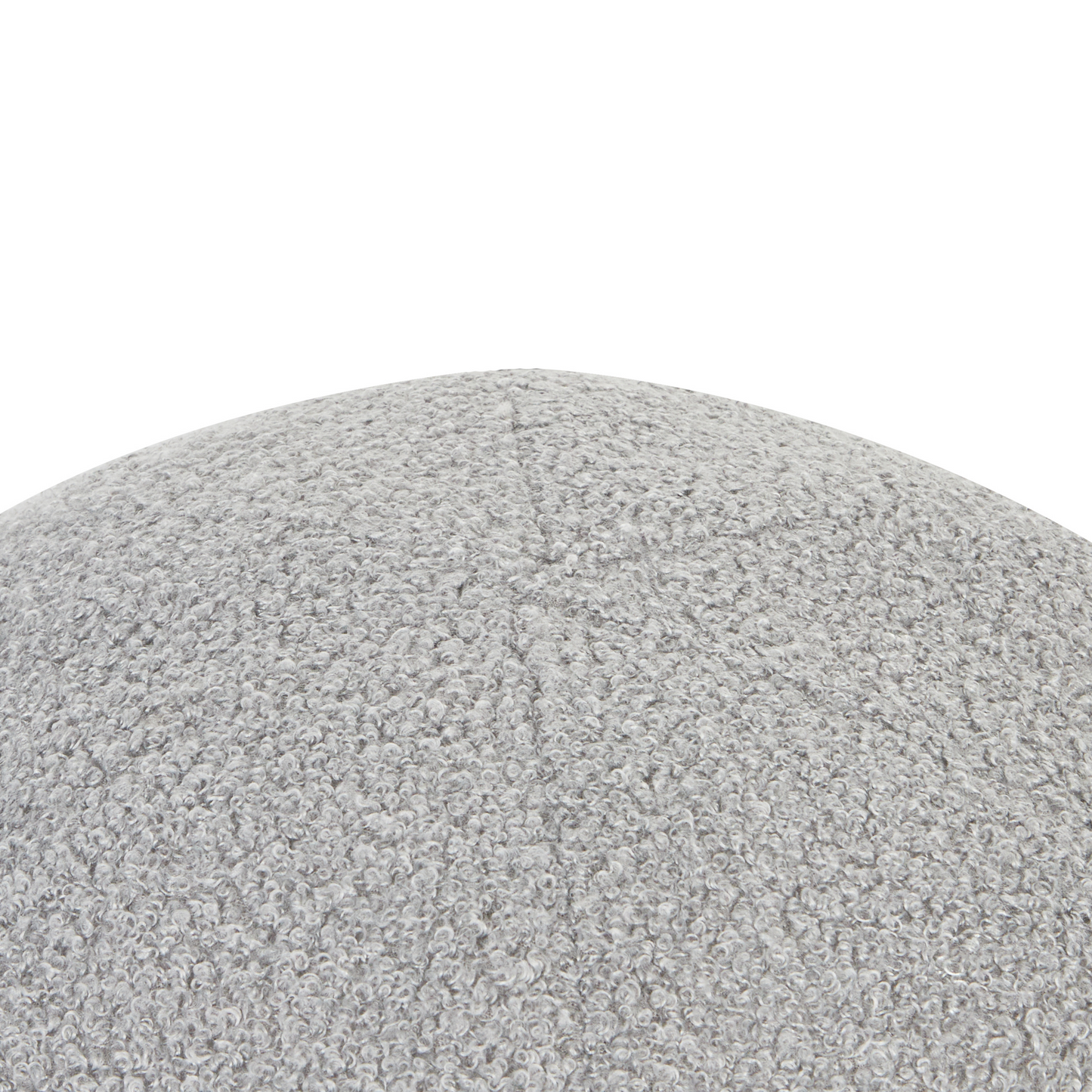 Dekokissen SALVIA Bouclé 30 x 30 cm Grau Ohne Muster