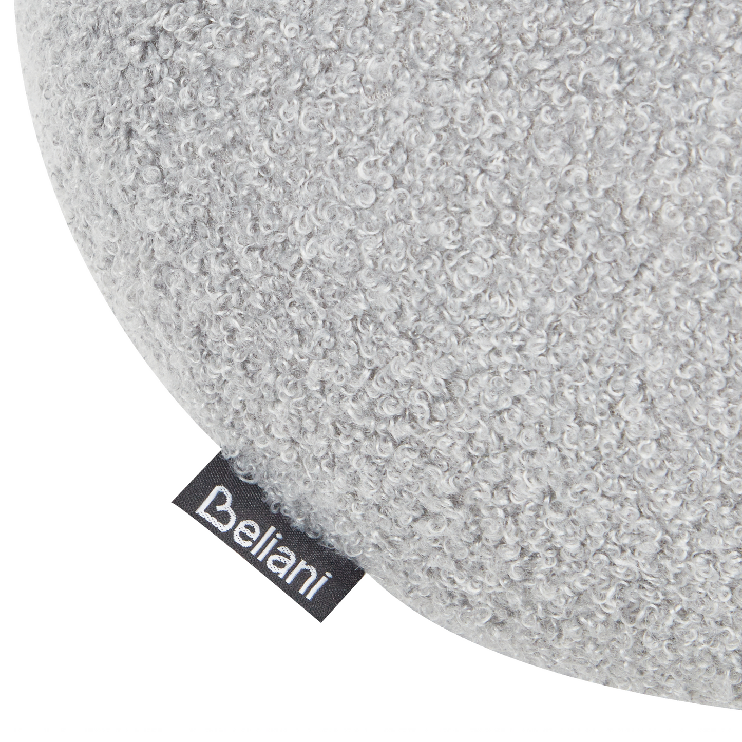 Dekokissen SALVIA Bouclé 30 x 30 cm Grau Ohne Muster