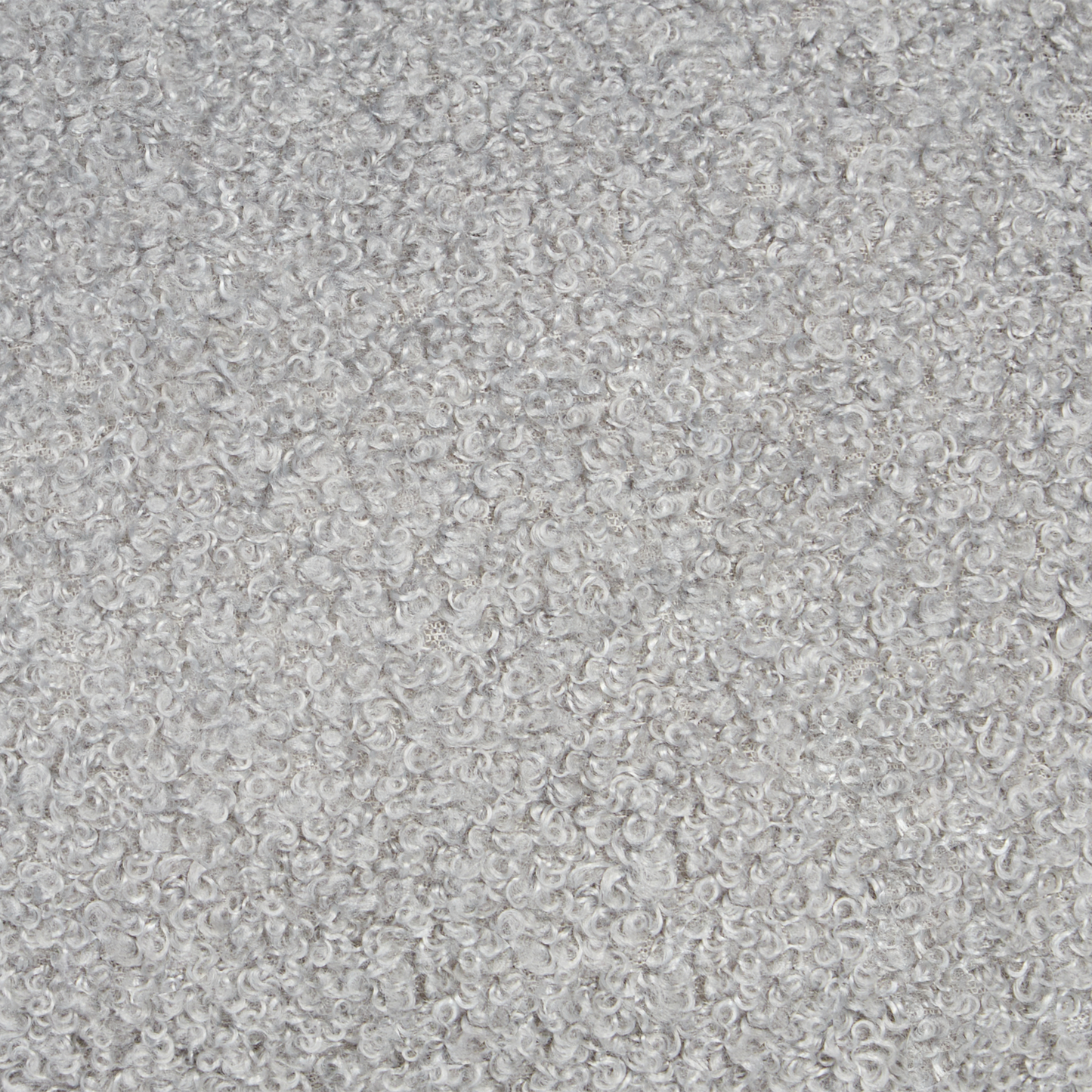 Dekokissen SALVIA Bouclé 30 x 30 cm Grau Ohne Muster