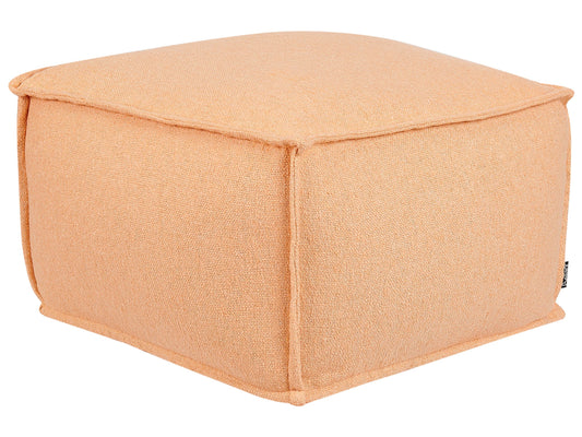 Pouf Baumwolle orange 50 x 50 x 30 cm SHERALI