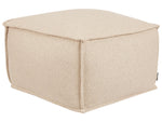 Pouf Baumwolle beige 50 x 50 x 30 cm SHERALI