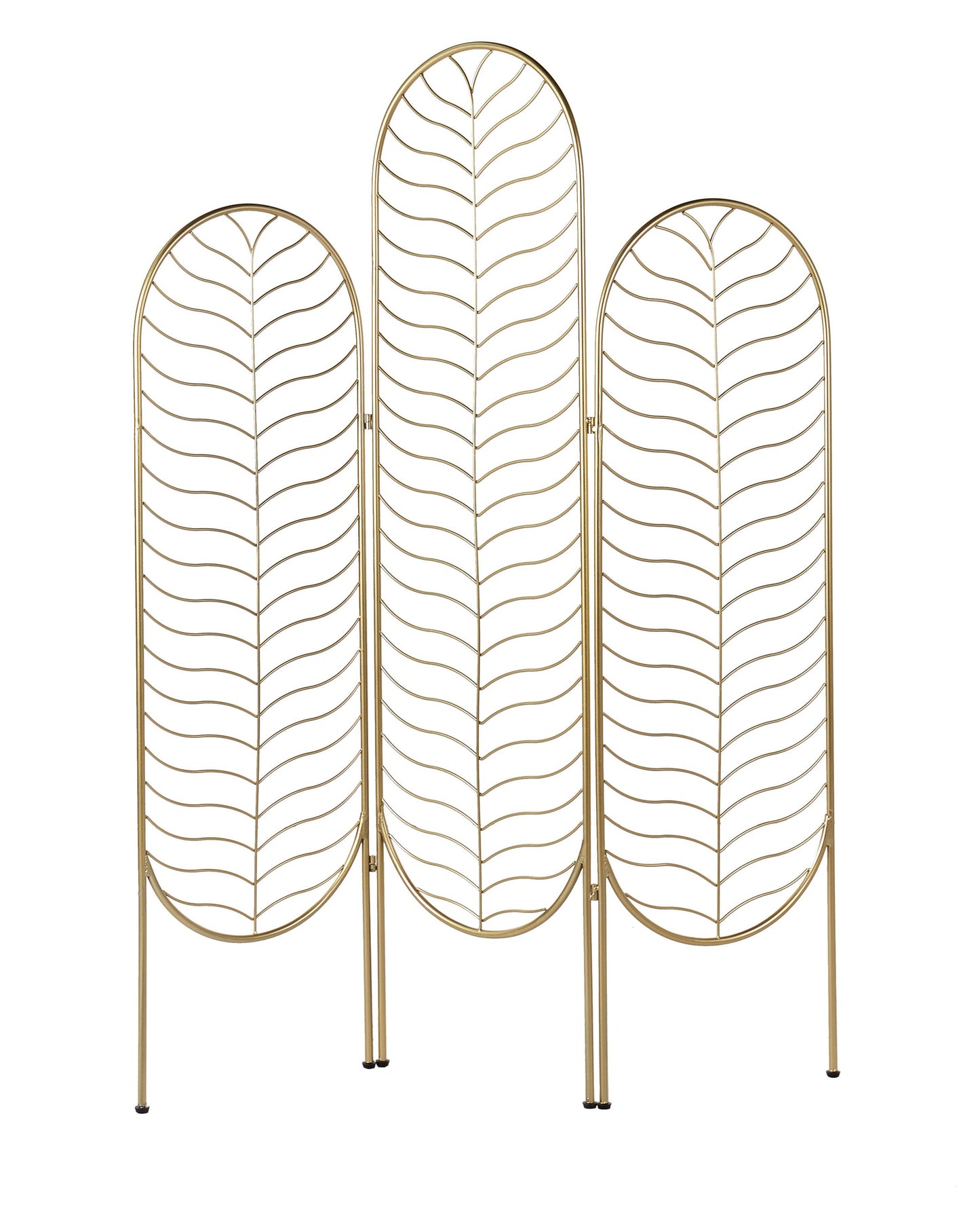 Raumteiler 3-teilig PESCIA Gold 120 cm 160 cm