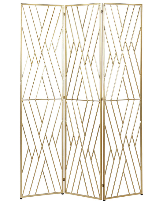 Raumteiler 3-teilig ASOLO Gold 117 cm 170 cm