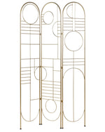 Raumteiler 3-teilig TURANIA Gold 100 cm 170 cm