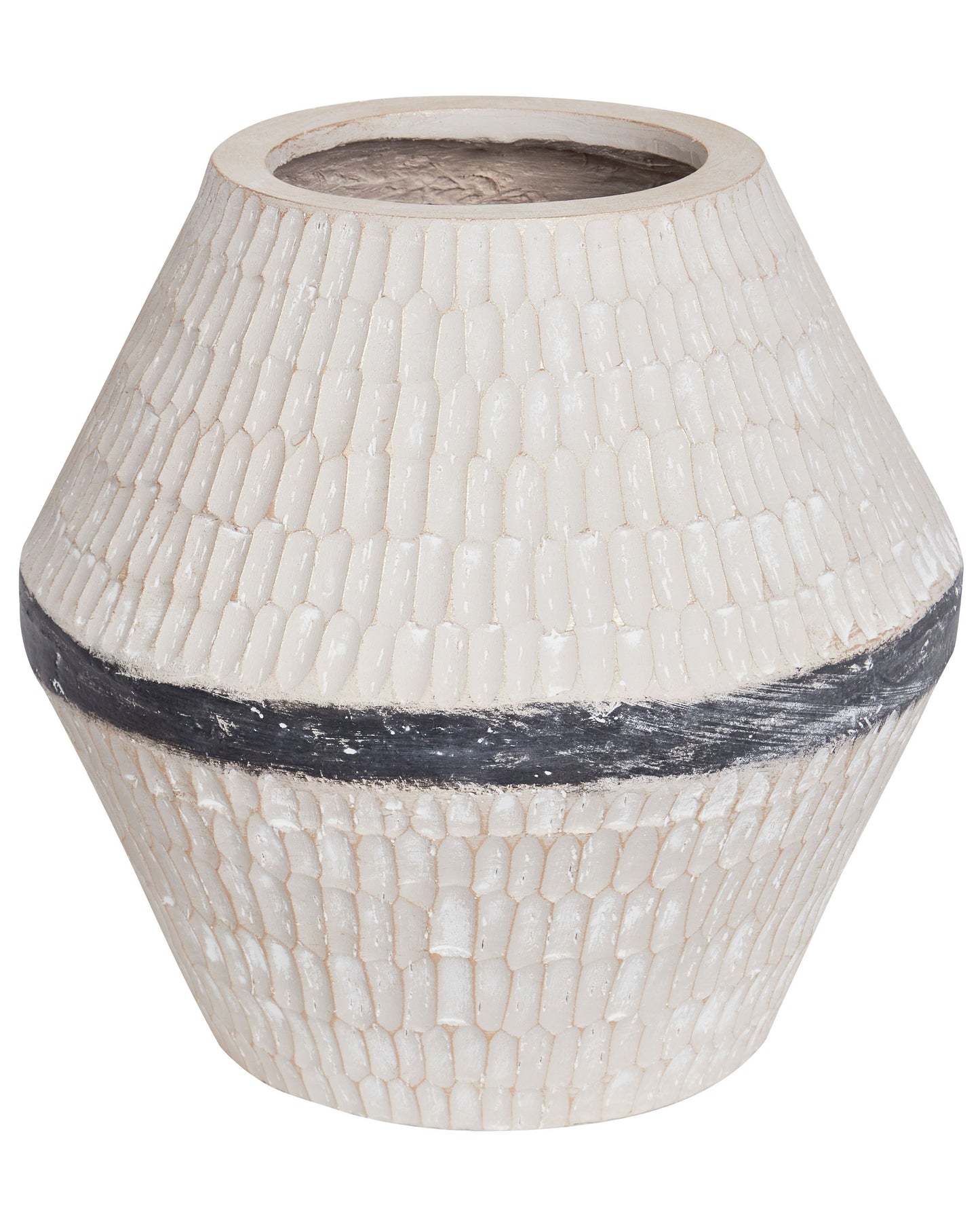 Blumenvase ARUNCUS Keramik 30 cm Beige