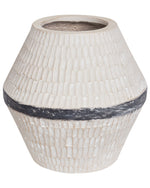 Blumenvase ARUNCUS Keramik 30 cm Beige