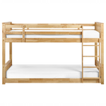 Hochbett Holz LAZER 90 x 200 cm Hellbraun