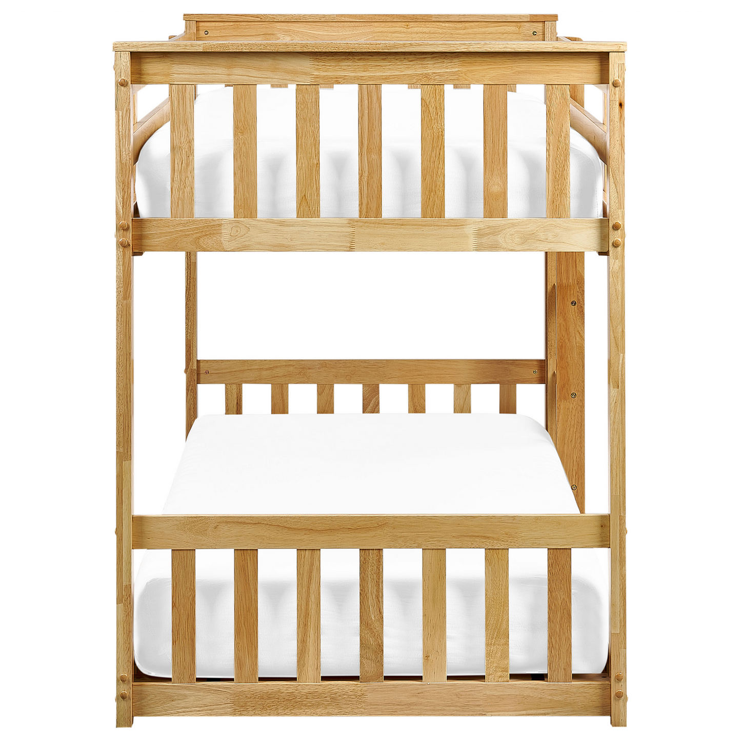 Hochbett Holz LAZER 90 x 200 cm Hellbraun