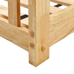 Hochbett Holz LAZER 90 x 200 cm Hellbraun