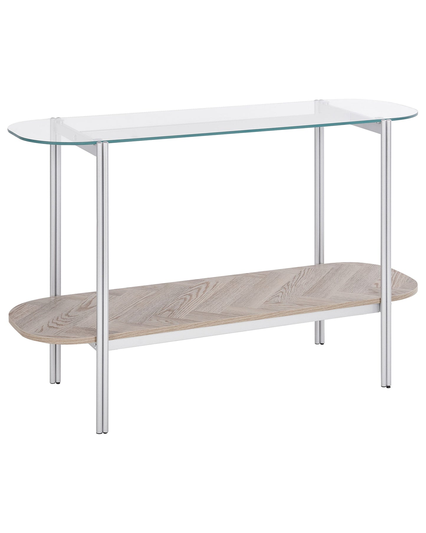 Konsolentisch LOVELL Sicherheitsglas Silber