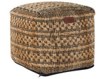 Pouf Jute beige 40 x 40 cm MABULA