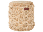 Pouf Jute beige ⌀ 40 cm TURKAN