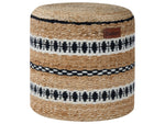 Pouf Jute beige ⌀ 40 cm SADAYA