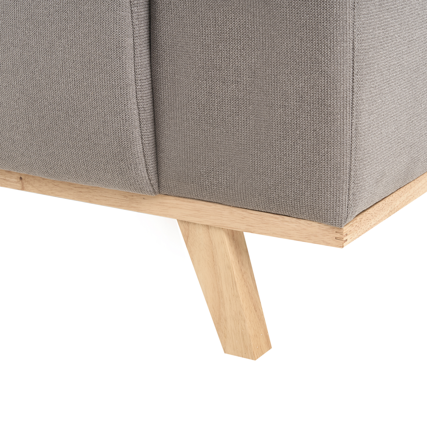3-Sitzer Ecksofa taupe Linksseitig NORA