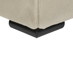 Bett mit Lattenrost Stoff ROISEL 160 x 200 cm Creme