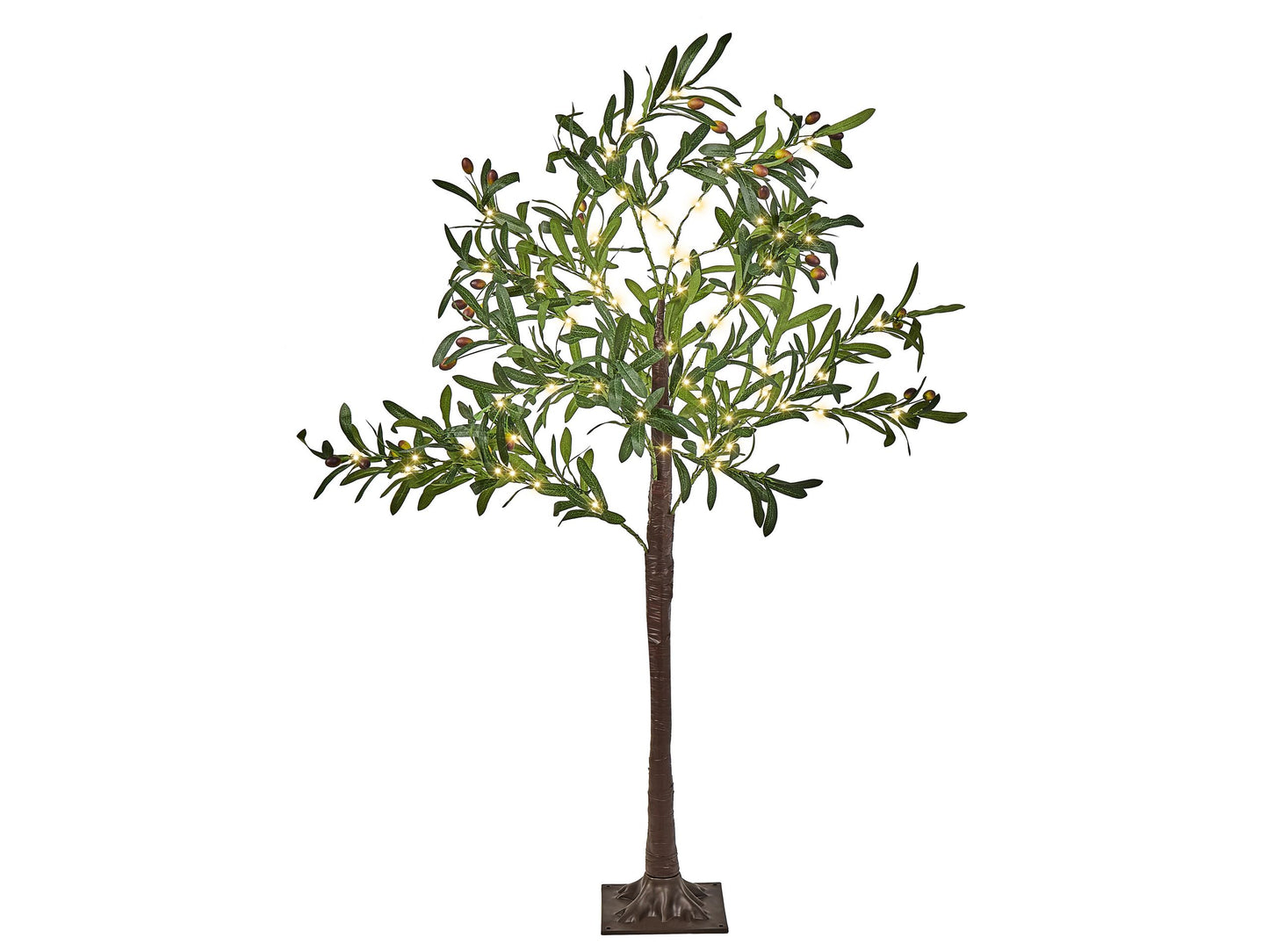 Outdoor Weihnachtsbeleuchtung LED Olivenbaum 120 cm grün CELIONI