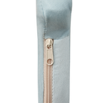 Kindersessel Samtstoff hellblau Kronenform VEGA