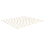 Bett mit Lattenrost Kiefernholz CASTRES 180 x 200 cm Weiss