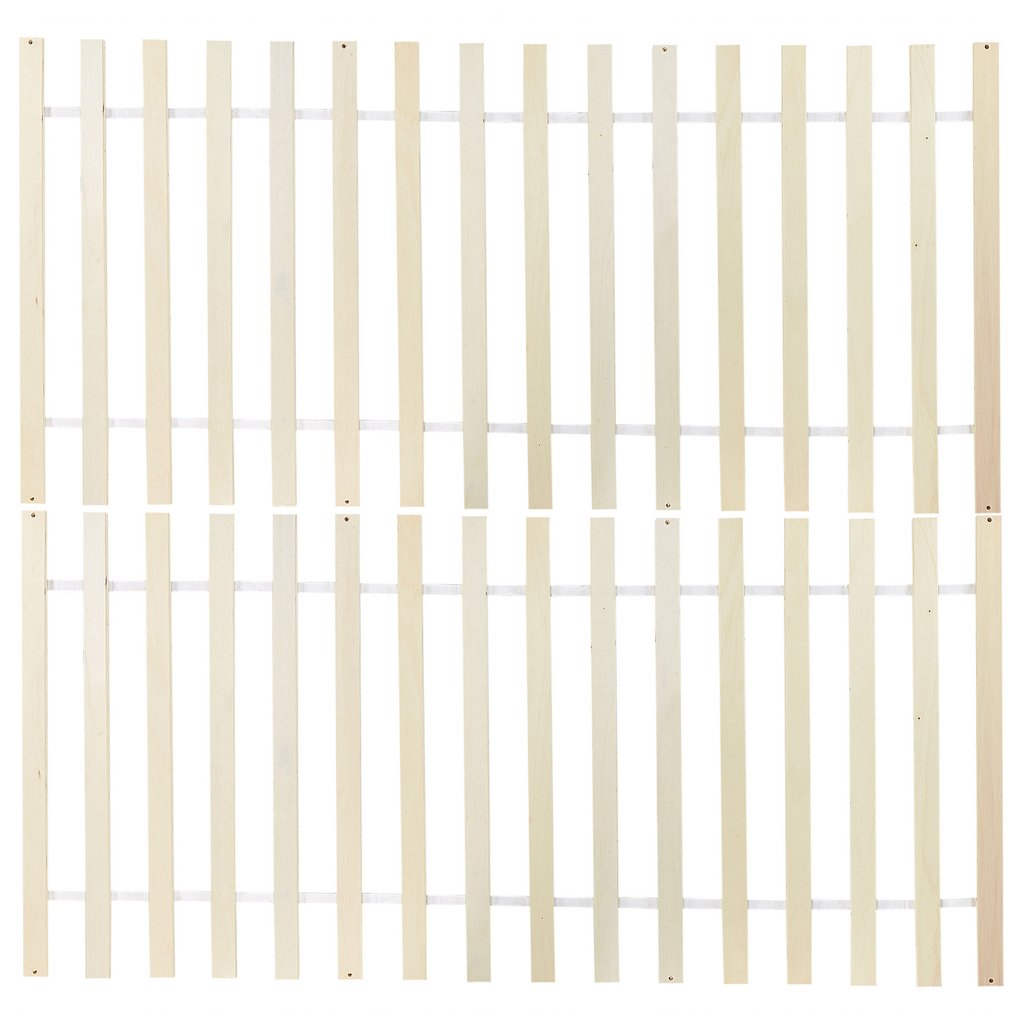 Bett mit Lattenrost Kiefernholz CASTRES 180 x 200 cm Weiss