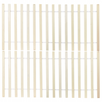 Bett mit Lattenrost Kiefernholz CASTRES 180 x 200 cm Weiss