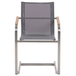 Gartenmöbel Set 4-Sitzer MALETTO/COSOLETO Metall Grau