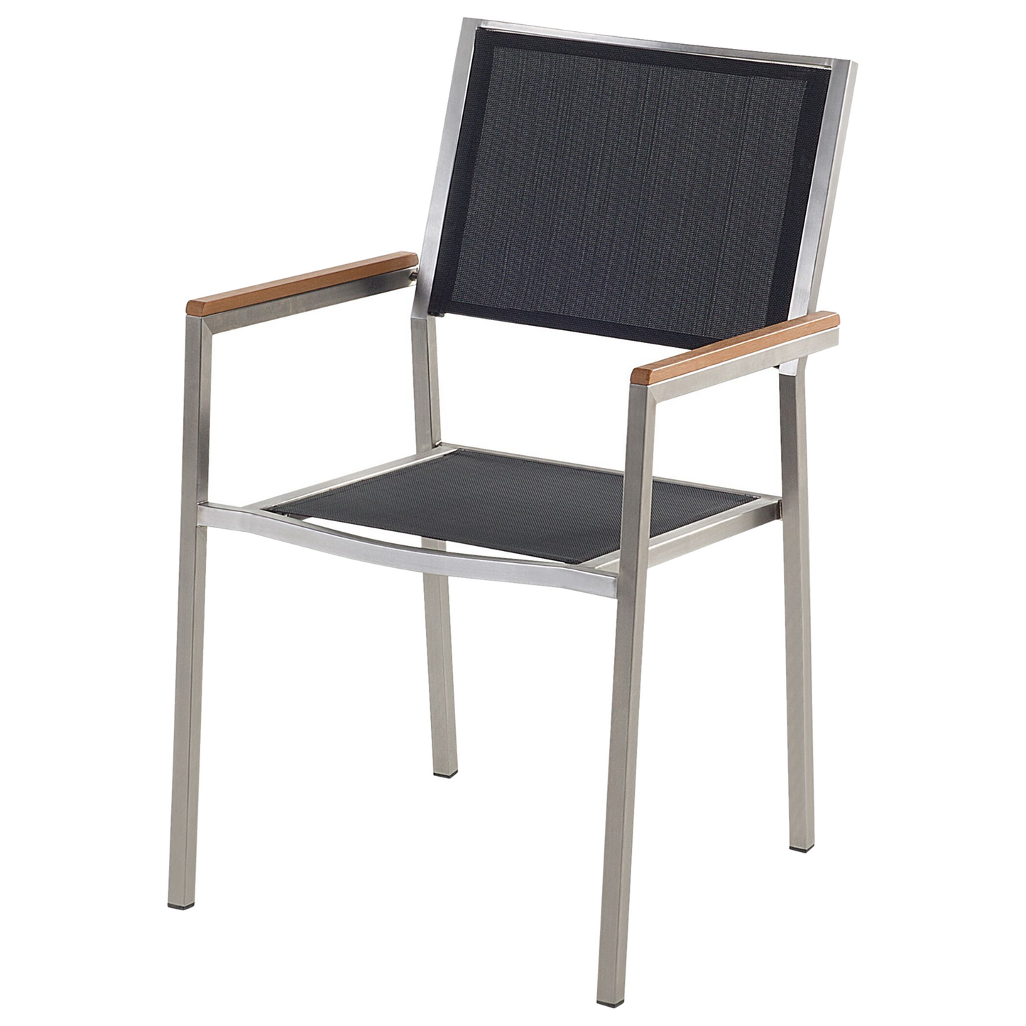 Gartenmöbel Set 4-Sitzer MALETTO/GROSSETO Metall Schwarz