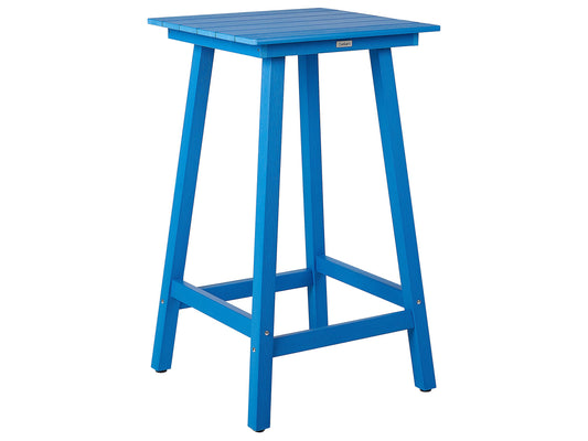 Garten Bartisch ADIRONDACK 60 cm 59 cm Kunststoff Blau